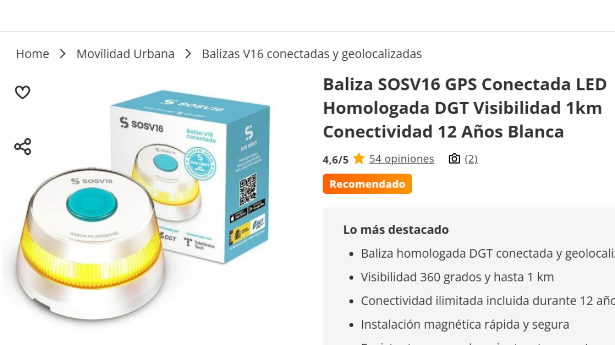 Indignación entre los conductores que pagaron 50 euros por una baliza V16: ahora valen 7 euros