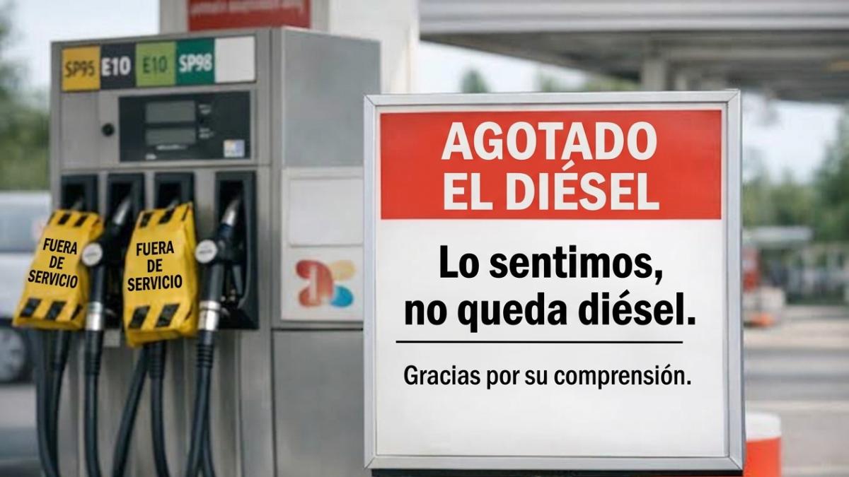 Lo peor del gasóleo no es que cueste a dos euros, es que pueda llegar a escasear en las gasolineras