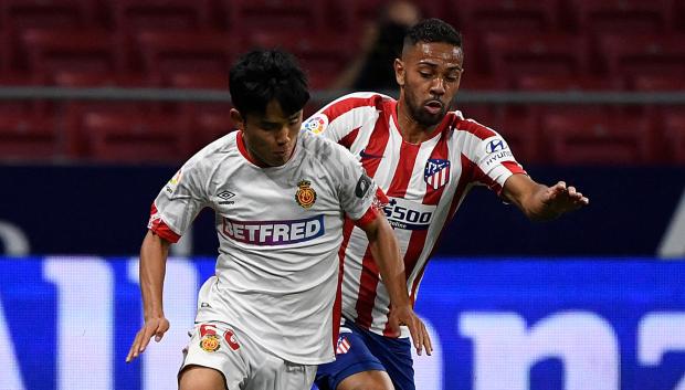 El medio japonés estuvo entre los cinco máximos goleadores del Mallorca en la 2019-2020