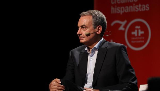 José Luis Rodríguez Zapatero en la presentación de su libro