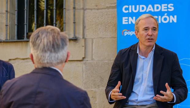 El alcalde de Zaragoza, Jorge Azcón.