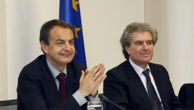 José Luis Rodríguez Zapatero y César Antonio Molina
