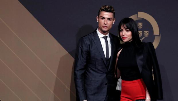 Cristiano Ronaldo y Georgina Rodriguez, durante unos premios en Lisboa, en 2018