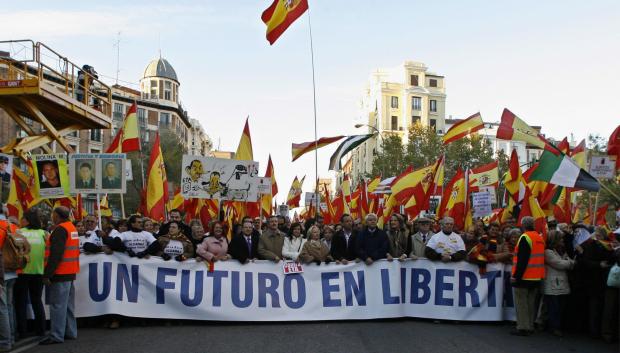 Manifestación convocada por la AVT contra ETA - 2007, Madrid