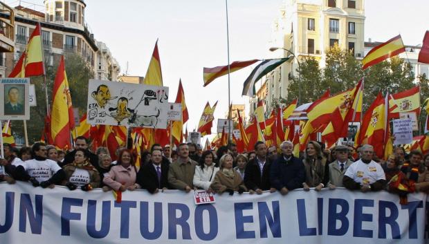 Manifestación convocada por la AVT contra ETA - 2007, Madrid