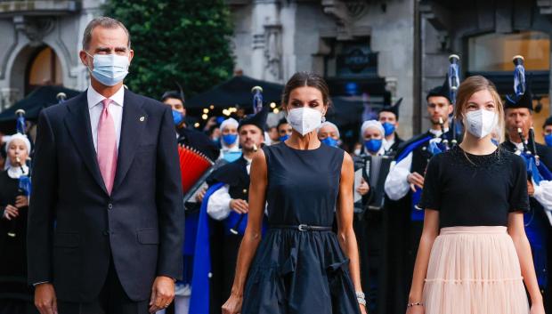 La Familia Real en los Premios Princesa de Asturias 2021.