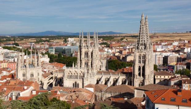 Vista exterior de la Catedral de Burgos
