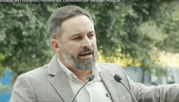 Santiago Abascal durante su discurso de este sábado.