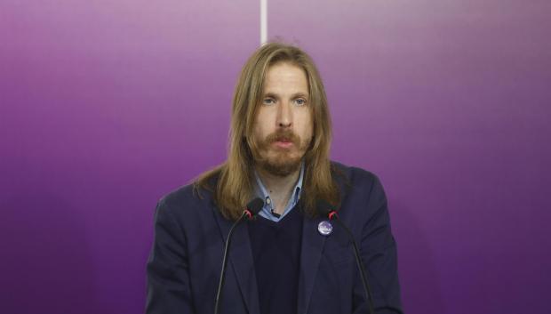 El coordinador general de Podemos en Castilla y León, Pablo Fernández.