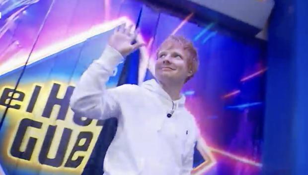 El cantante Ed Sheeran entrando al plató de 'El Hormiguero'