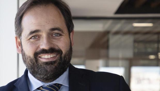 Paco Núñez en la sede de El Debate