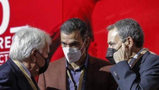 Sánchez, González y Zapatero en el 40º Congreso del PSOE