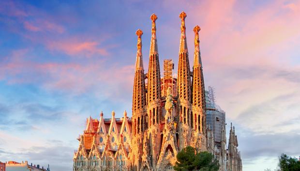 La catedral de la Sagrada Familia, en Barcelona