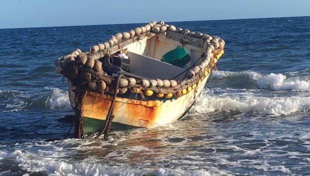 Patera localizada por la Guardia Civil en 2019