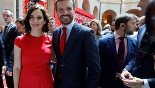 Isabel Díaz Ayuso y Pablo Casado