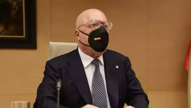 El excomisario Villarejo en el Congreso