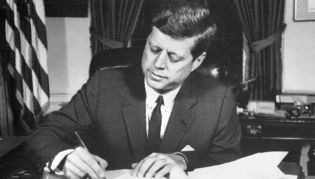 John F. Kennedy, presidente americano de 1961 a 1963