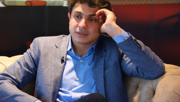 Lorent Saleh en la redacción de El Debate