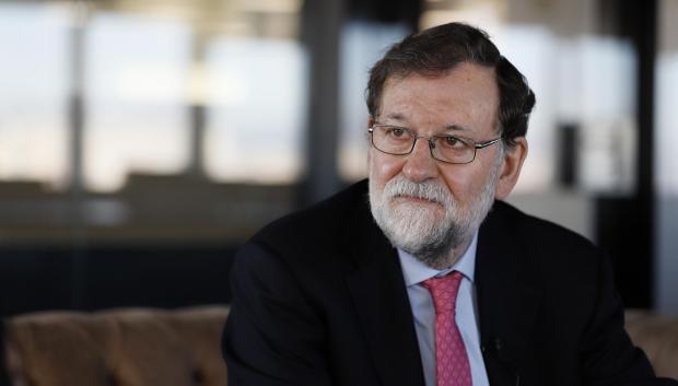 Mariano Rajoy durante la entrevista para El Debate