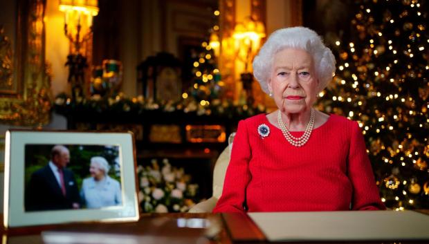 La Reina Isabel II, en una imagen del discurso que se emitirá el próximo sábado 25 de diciembre