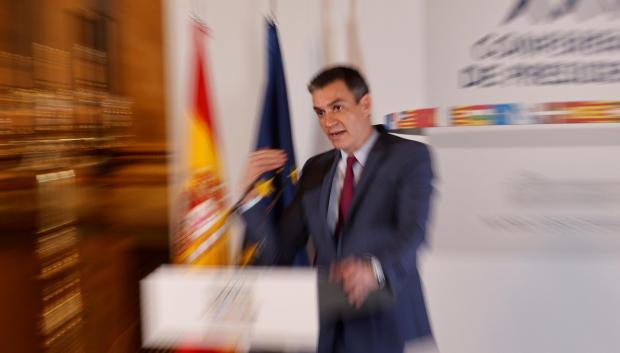 Pedro Sánchez tras la Conferencia de Presidentes