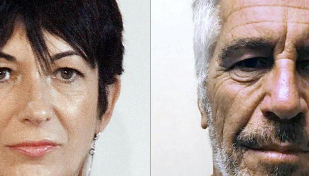 Fotografías de las fichas policiales de Maxwell y Epstein