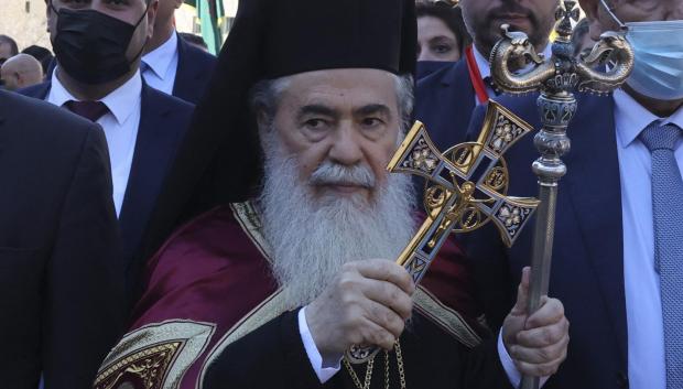 El Patriarca Greco-Ortodoxo de Jerusalén, Teófilo III