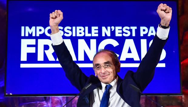 El candidato a la presidencia francesa, Éric Zemmour