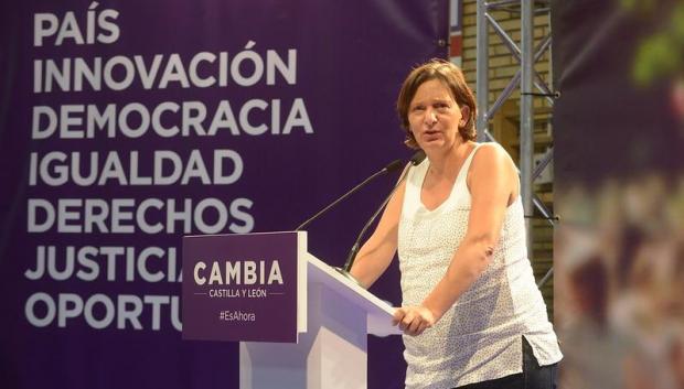 Carolina Bescansa con Podemos
