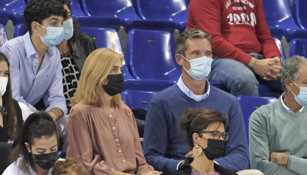 La infanta Cristina de Borbón e Iñaki Urdangarin en una de sus últimas apariciones juntos, en octubre de 2021