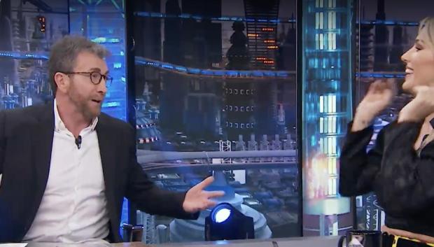 Pablo Motos y Edurne, en 'El Hormiguero'