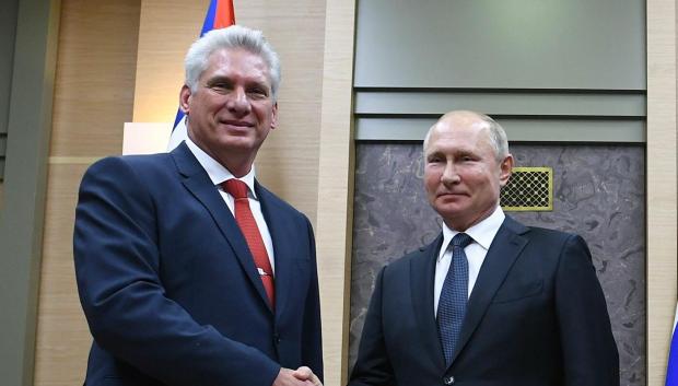 Putin y Miguel Diaz Canel