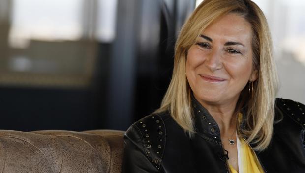 Ana Beltrán en la sede de El Debate