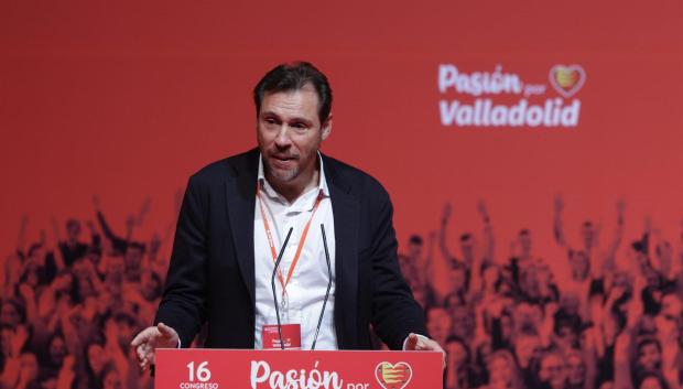 El secretario general del PSOE de Valladolid, Óscar Puente