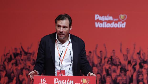 El secretario general del PSOE de Valladolid, Óscar Puente