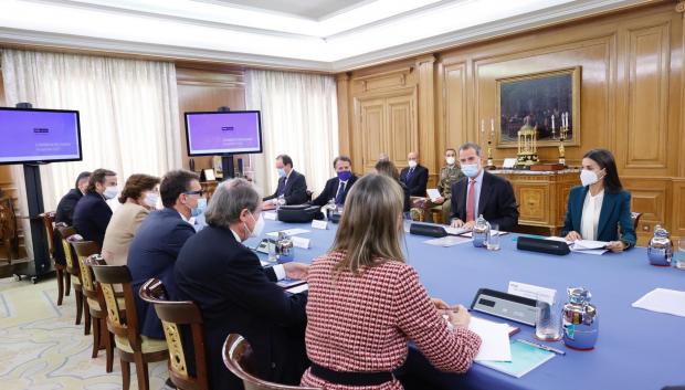 El último acto de los Reyes con la Fundación Princesa de Girona fue del pasado noviembre, cuando atendieron una reunión de la Comisión Delegada