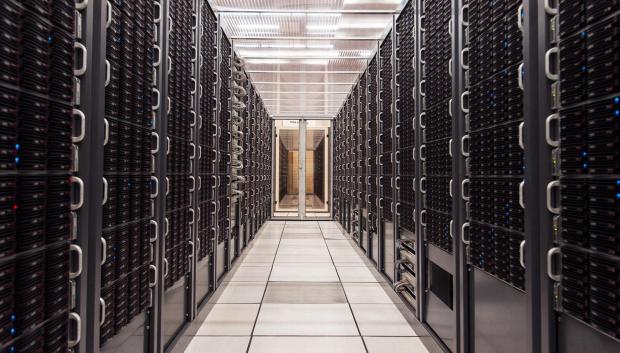 Imagen de la sala de servidores del CERN, en Suiza