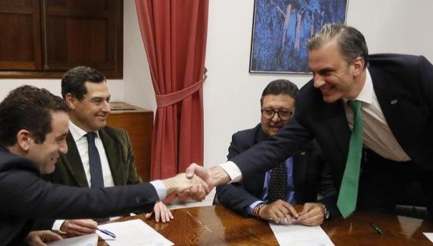 García Egea y Ortega Smith en las navidades de 2018