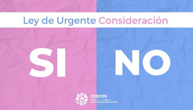 Opciones del si y el No en el referéndum de Uruguay
