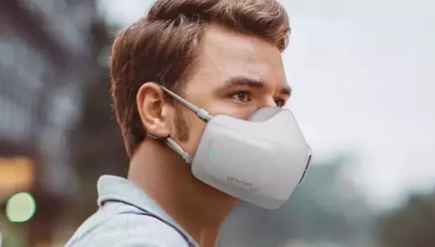 La mascarilla LG se puso a la venta poco después de iniciarse la pandemia