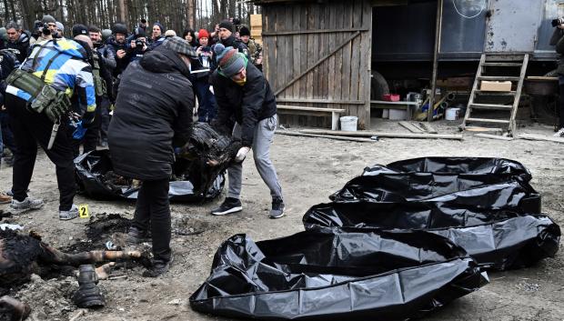 Civiles asesinados Bucha Ucrania