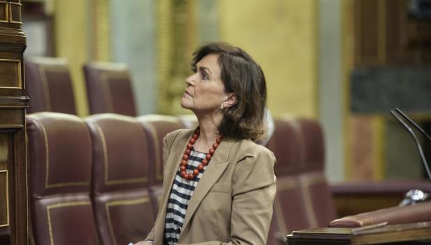 Carmen Calvo duda de la constitucionalidad del acuerdo PP-Vox en Castilla y León