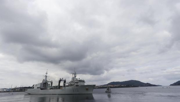 El Bac Cantabria de la Armada Española parte de Ferrol para integrarse en misión OTAN en el Mediterraneo