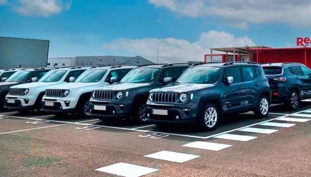 Flota de coches de alquiler