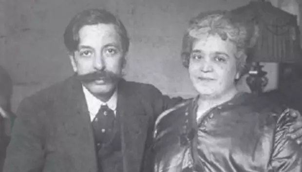Enrique Granados y su esposa Amparo