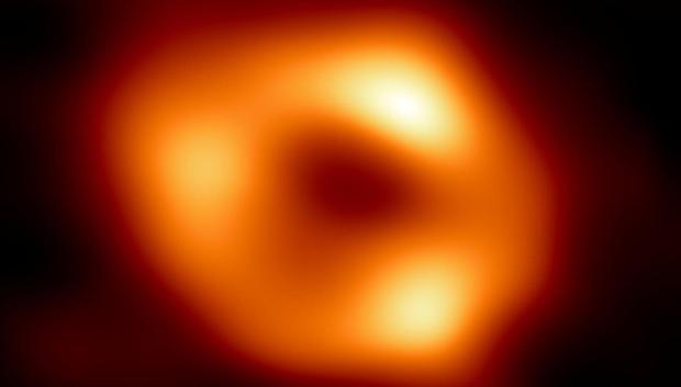 Imagen del agujero negro Sagitario A*, en el centro de la Vía Láctea