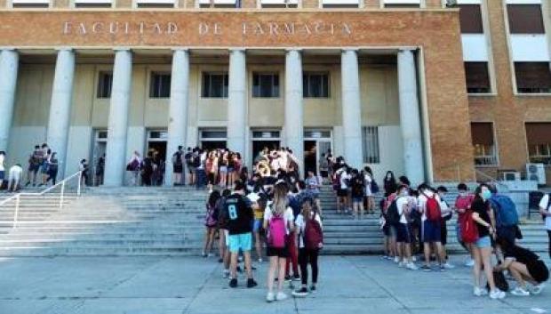 Alumnos realizan la EvAU en la Universidad Complutense de Madrid