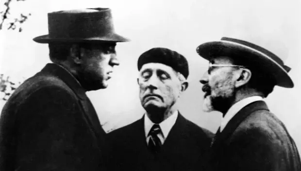 Menéndez Pidal, Azorín y Marañón, los tres exiliados en París, 1939