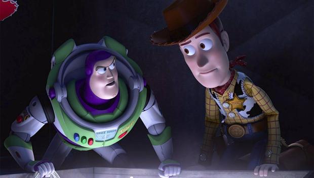 Buzz Lightyear y Woody, en una escena de Toy Story 4