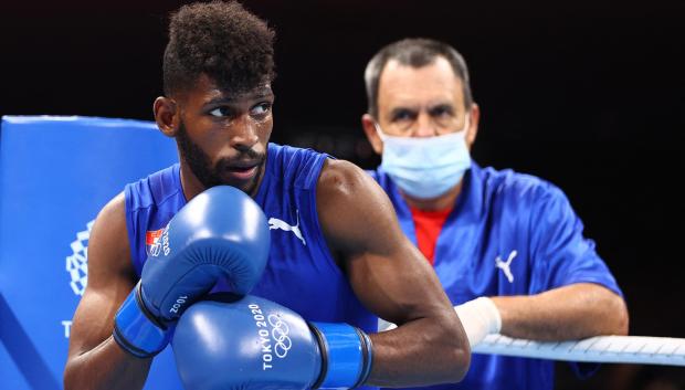 El boxeador el cubano Andy Cruz.